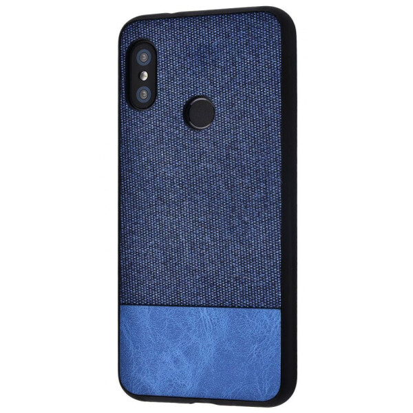 

Чехол-накладка Hard Textile Case Xiaomi Mi A2 Lite/Redmi 6 Pro dark_blue_blue