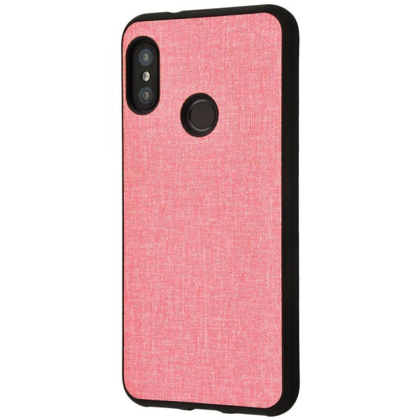 

Чехол-накладка Hard Textile Case Xiaomi Mi A2 Lite/Redmi 6 Pro pink
