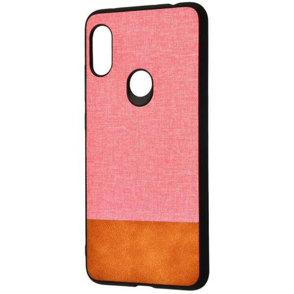 

Чехол-накладка Hard Textile Case Xiaomi Redmi Note 6 Pro pink_brown
