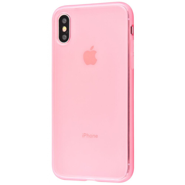 

Чехол-накладка High quality silicone 360 protect iPhone Xs Max pink