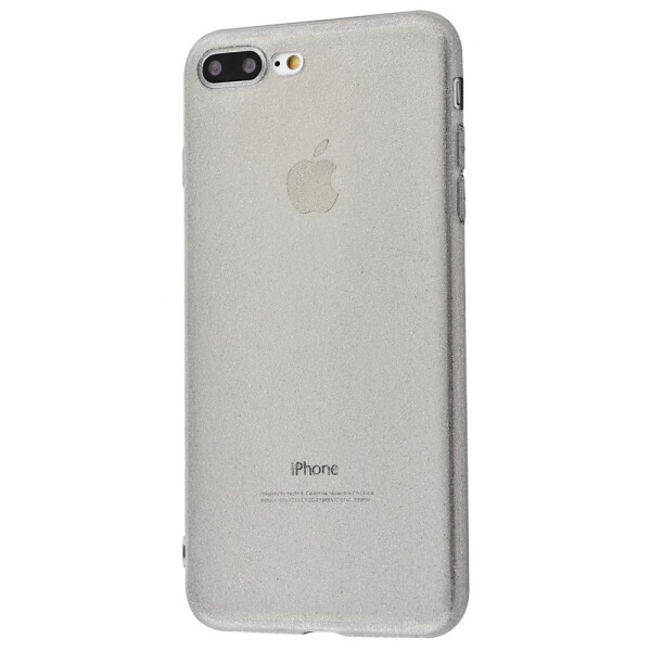 

Чехол-накладка High quality silicone with sparkles 360 protect iPhone 7 Plus/8 Plus black