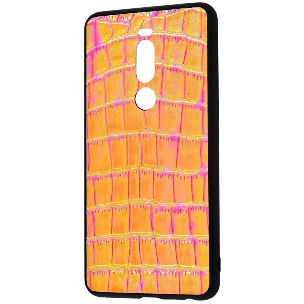 

Чехол-накладка Holographic Leather Case Meizu M8 Note (Note 8) orange