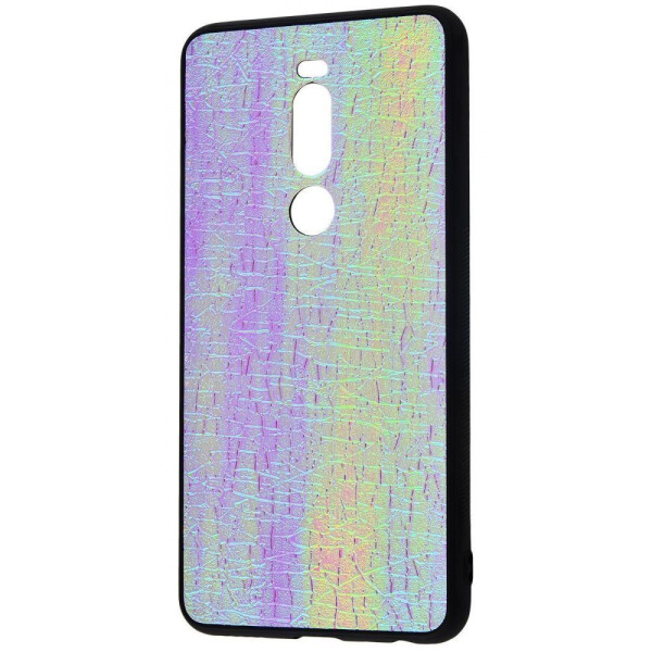

Чехол-накладка Holographic Leather Case Meizu M8 Note (Note 8) purple