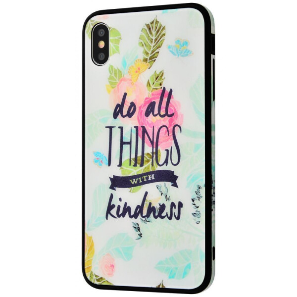 

Чехол-накладка HQ Glass Pictures case 360 (Tempering glass+TPU) iPhone X/Xs 12