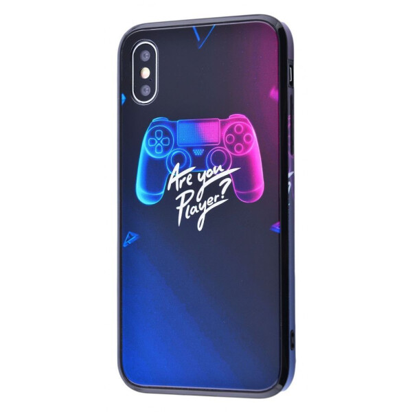 

Чехол-накладка HQ Glass Pictures case 360 (Tempering glass+TPU) iPhone X/Xs 36