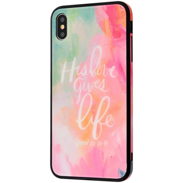 

Чехол-накладка HQ Glass Pictures case 360 (Tempering glass+TPU) iPhone Xs Max 16