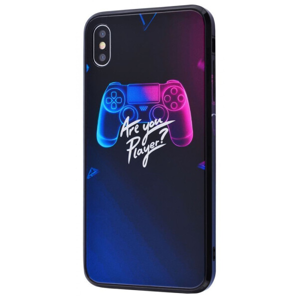 

Чехол-накладка HQ Glass Pictures case 360 (Tempering glass+TPU) iPhone Xs Max 26