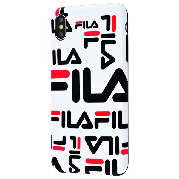 

Чехол-накладка IMD Case (TPU) iPhone Xs Max fila_many_logo_white