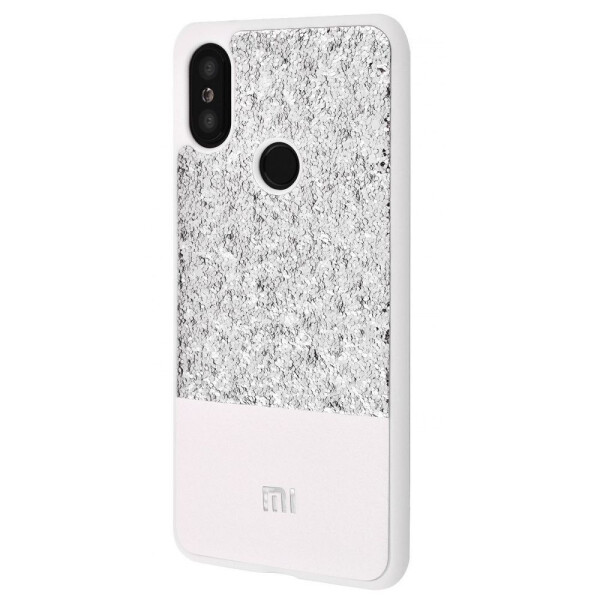

Чехол-накладка Label Case Leather+Shining Xiaomi Mi A2/Mi6X silver