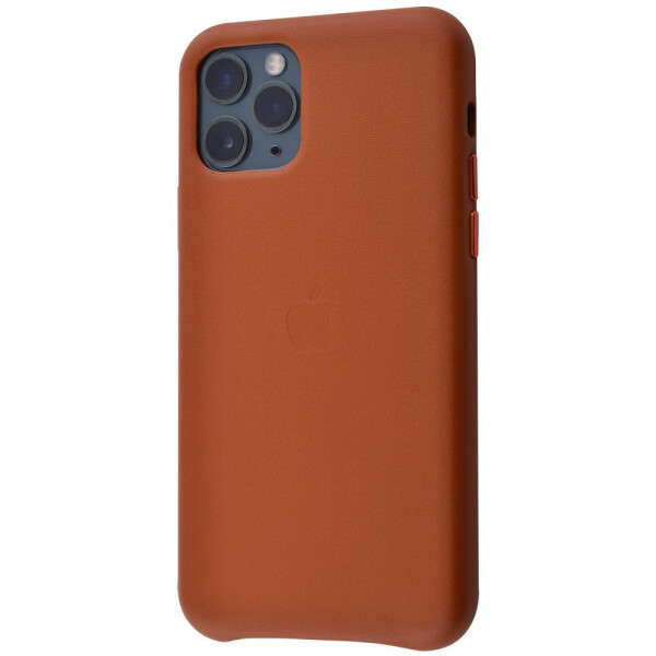 

Чехол-накладка Leather Case (Leather) iPhone 11 Pro brown