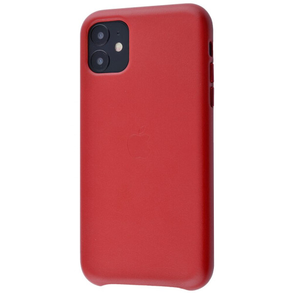 

Чехол-накладка Leather Case (Leather) iPhone 11 red