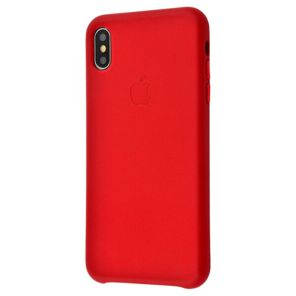 

Чехол-накладка Leather case (Leather) iPhone X/Xs red
