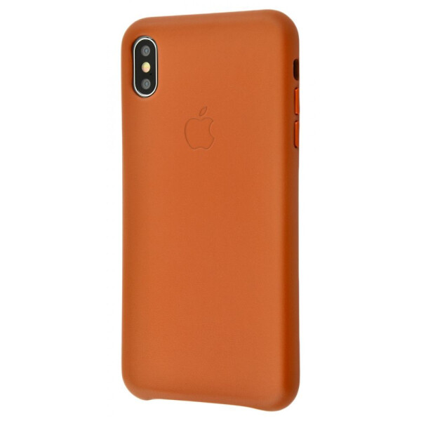 

Чехол-накладка Leather case (Leather) iPhone X/Xs saddle_brown