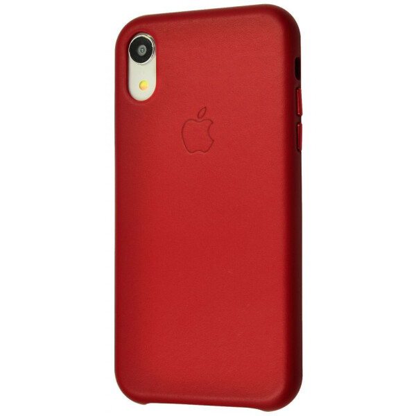

Чехол-накладка Leather case (Leather) iPhone Xr red