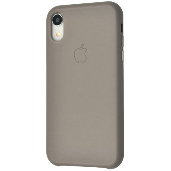 

Чехол-накладка Leather case (Leather) iPhone Xr taupe