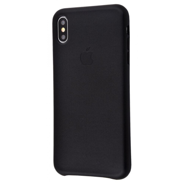 

Чехол-накладка Leather case (Leather) iPhone Xs Max black