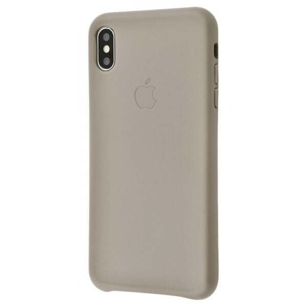

Чехол-накладка Leather case (Leather) iPhone Xs Max taupe