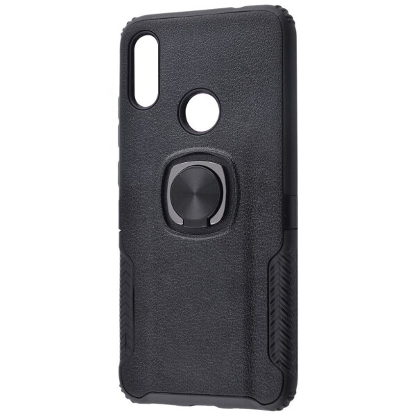 

Чехол-накладка Leather Design Case With Ring (PC+TPU) Xiaomi Redmi Note 7 black