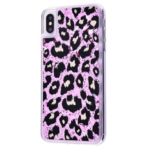 

Чехол-накладка Leopard Shining Case iPhone Xs Max pink