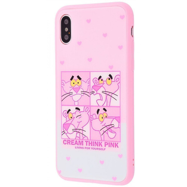 

Чехол-накладка Lovely Glass (Glass+TPU) iPhone X 01