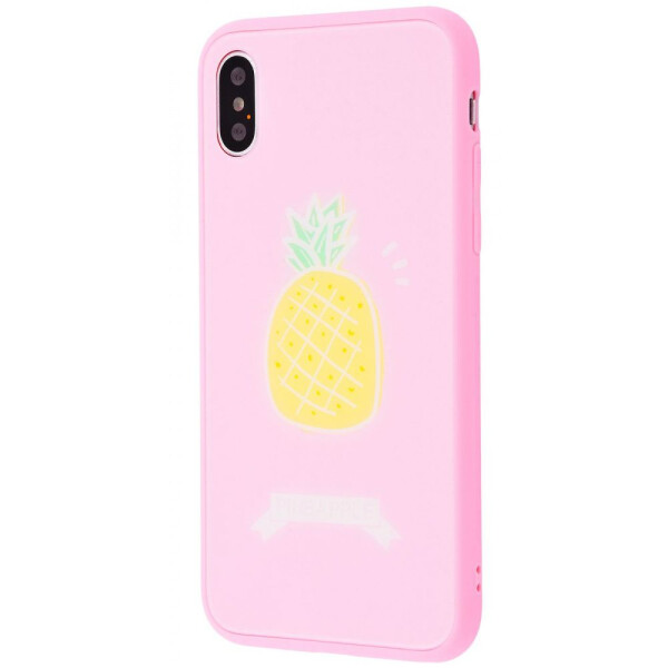 

Чехол-накладка Lovely Glass (Glass+TPU) iPhone X 05