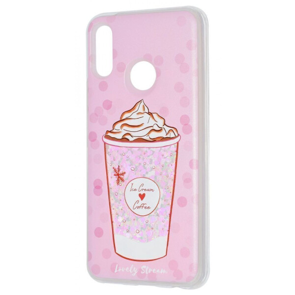 

Чехол-накладка Lovely Stream Huawei P Smart 2019/Honor 10 Lite ice_cream_coffee_pink