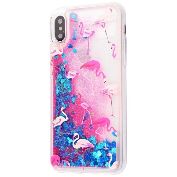 

Чехол-накладка Lovely Stream iPhone Xs Max flamingos_and_blue_sparkles