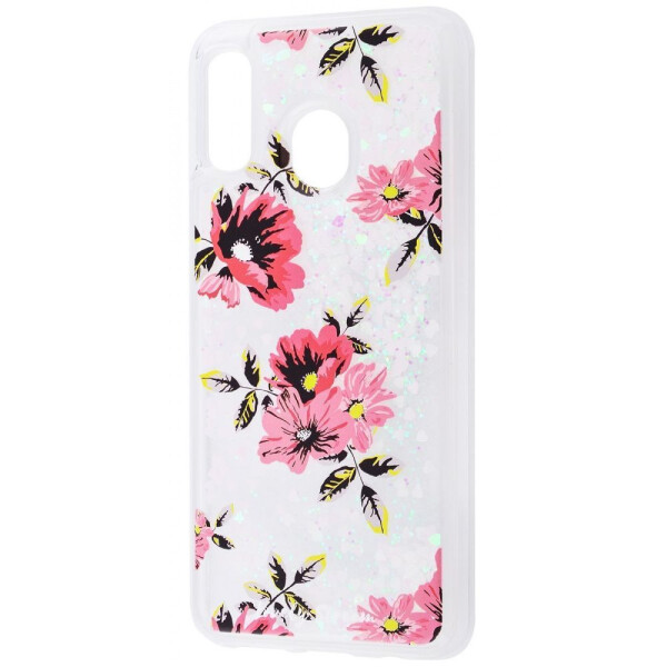 

Чехол-накладка Lovely Stream Samsung Galaxy A20/A30 (A205F/A305F) red-black_flowers