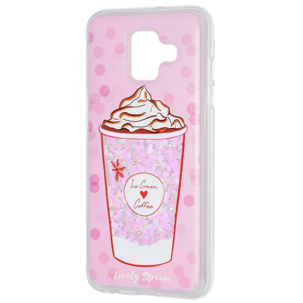 

Чехол-накладка Lovely Stream Samsung Galaxy A6 2018 (A600F) ice_cream_coffee_pink