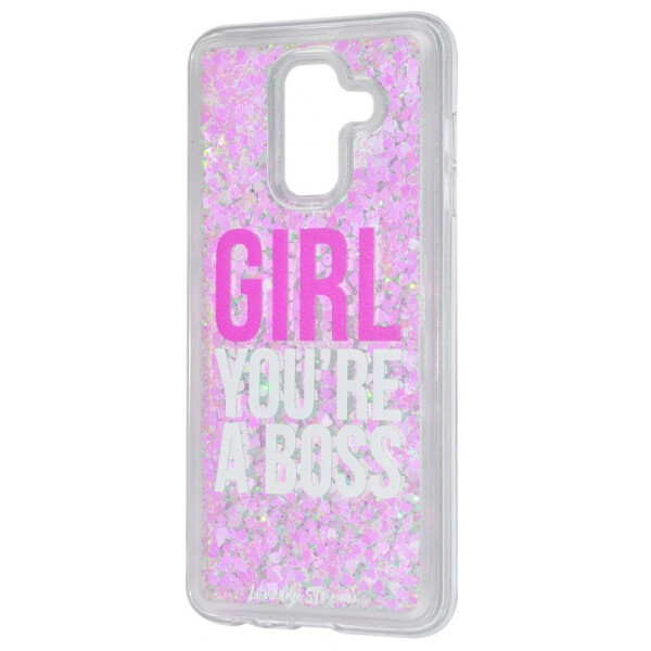 

Чехол-накладка Lovely Stream Samsung Galaxy A6 Plus 2018 (A605F) girl_you_are_a_boss_pink