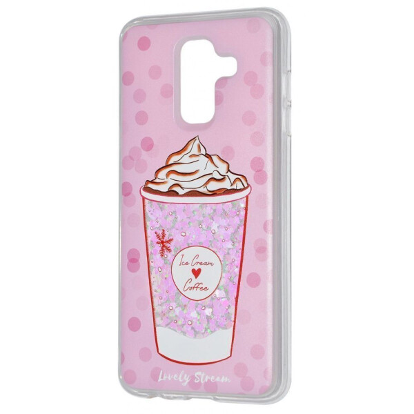 

Чехол-накладка Lovely Stream Samsung Galaxy A6 Plus 2018 (A605F) ice_cream_coffee_pink