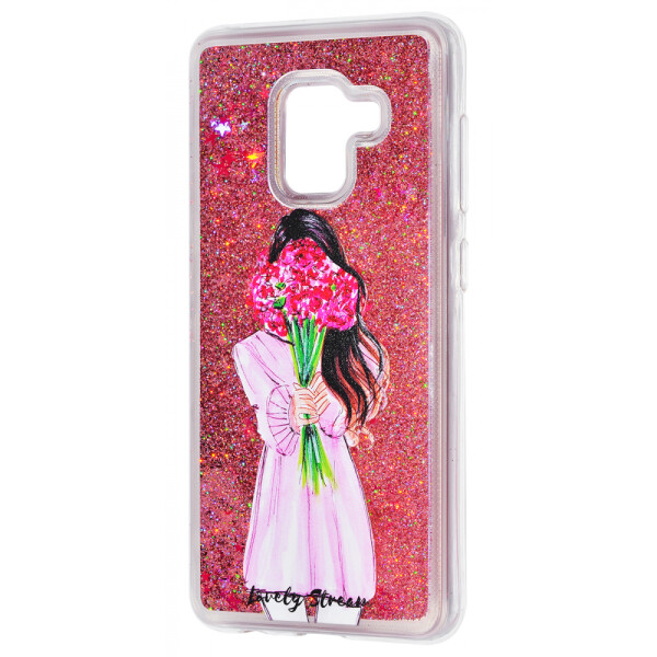 

Чехол-накладка Lovely Stream Samsung Galaxy A8 2018 (A530F) girl_with_flowers