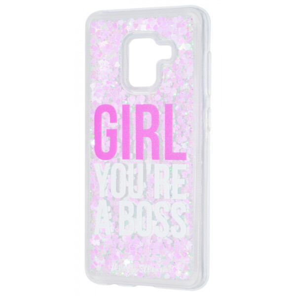 

Чехол-накладка Lovely Stream Samsung Galaxy A8 2018 (A530F) girl_you_are_a_boss_pink