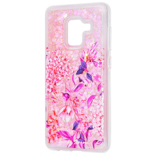 

Чехол-накладка Lovely Stream Samsung Galaxy A8 2018 (A530F) purple_flowers