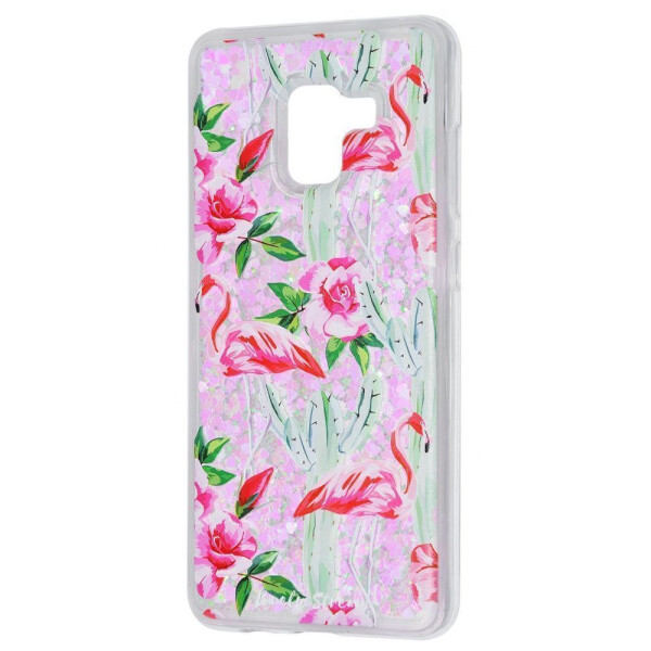 

Чехол-накладка Lovely Stream Samsung Galaxy A8 Plus 2018 (A730F) flamingo_and_cactus