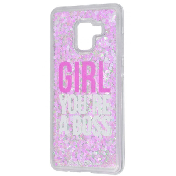 

Чехол-накладка Lovely Stream Samsung Galaxy A8 Plus 2018 (A730F) girl_you_are_a_boss_pink