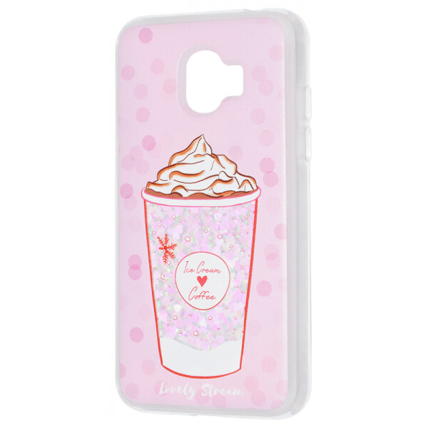 

Чехол-накладка Lovely Stream Samsung Galaxy J2 2018 (J250F) ice_cream_coffee_pink