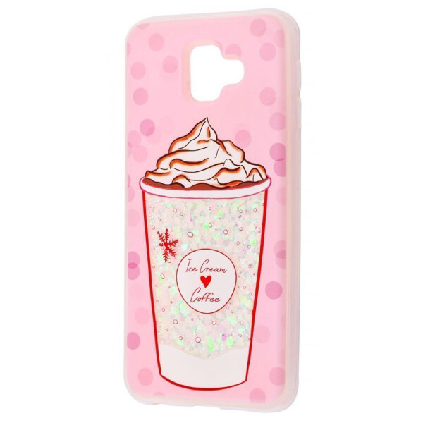 

Чехол-накладка Lovely Stream Samsung Galaxy J6 Plus 2018 (J610F) ice_cream_coffee_pink