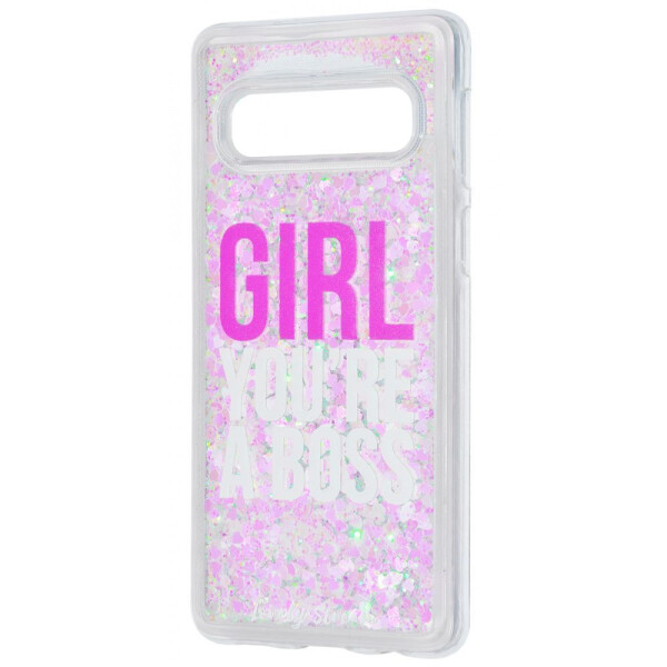 

Чехол-накладка Lovely Stream Samsung Galaxy S10 girl_you_are_a_boss_pink