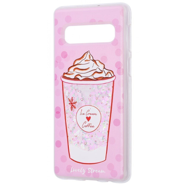 

Чехол-накладка Lovely Stream Samsung Galaxy S10 ice_cream_coffee_pink