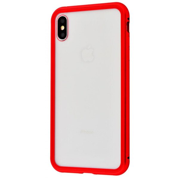 

Чехол-накладка Magnette case Full 360 iPhone Xs Max red