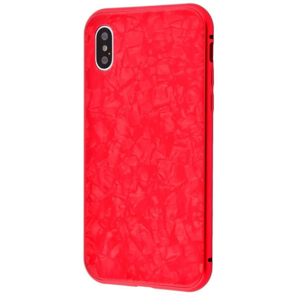 

Чехол-накладка Magnette glass case Full 360 Jelly Eye series iPhone Xs Max red