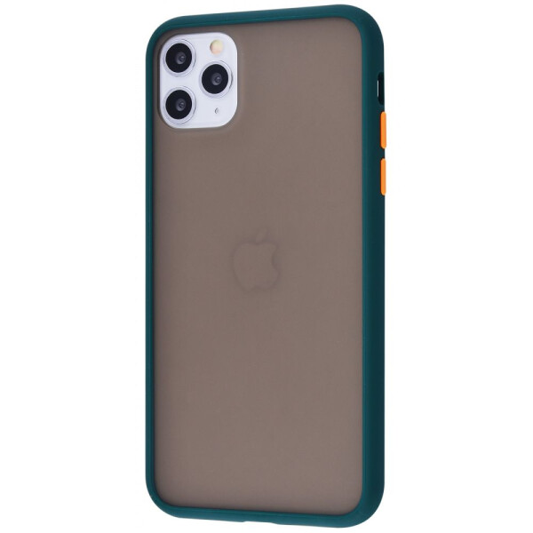 

Чехол-накладка Matte Color Case (TPU) iPhone 11 Pro dark_green_orange