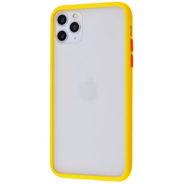 

Чехол-накладка Matte Color Case (TPU) iPhone 11 Pro Max yellow_red
