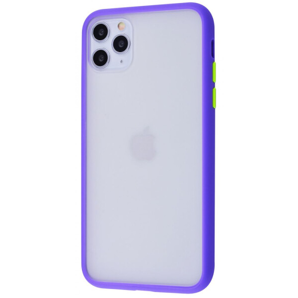 

Чехол-накладка Matte Color Case (TPU) iPhone 11 Pro purple_yellow