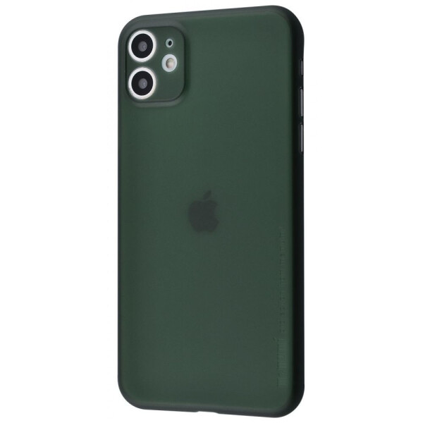 

Чехол-накладка Memmumi Ultra Thin Case 0,3 mm iPhone 11 forest_green