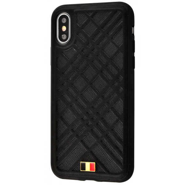 

Чехол-накладка Mentor Giiter series iPhone X/Xs black