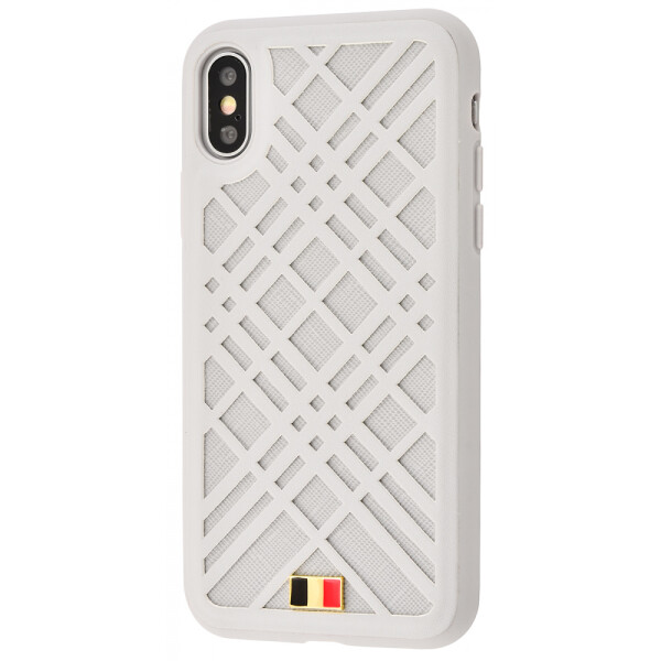 

Чехол-накладка Mentor Giiter series iPhone X/Xs white