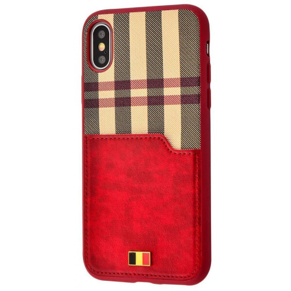 

Чехол-накладка Mentor Latus series iPhone X/Xs red
