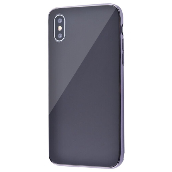 

Чехол-накладка Mirror Glass Case (Glass+TPU) iPhone X/Xs black